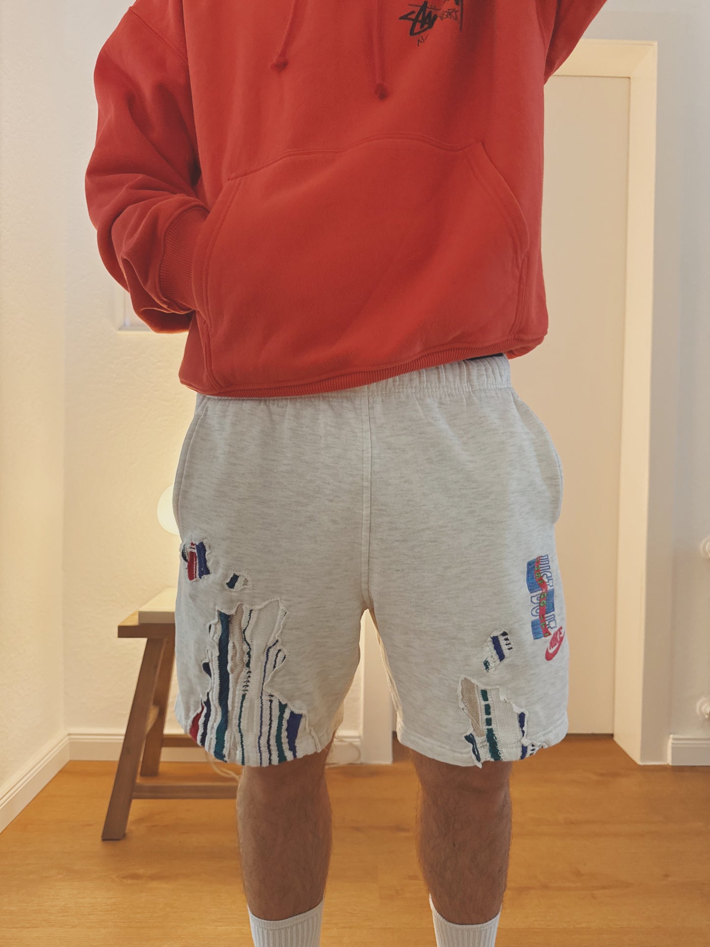 SPVNS STUDIOS: reworked vintage Nike x Carlo Colucci Style knit short (L)