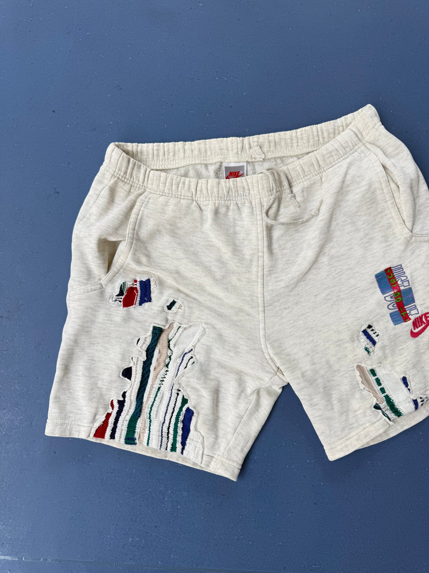 SPVNS STUDIOS: reworked vintage Nike x Carlo Colucci Style knit short (L)