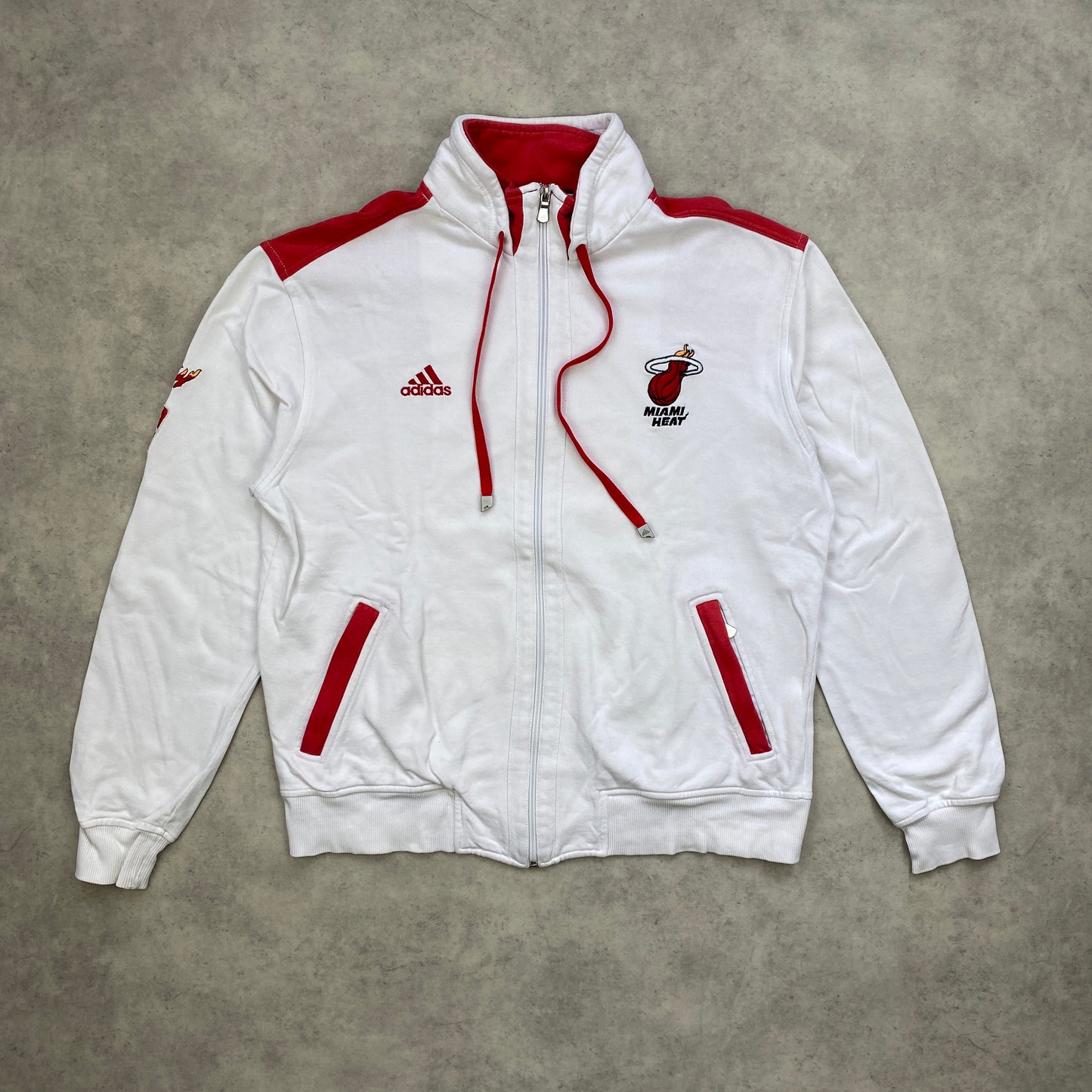 Adidas RARE NBA Miami Heat zip heavyweight sweater (S-M)