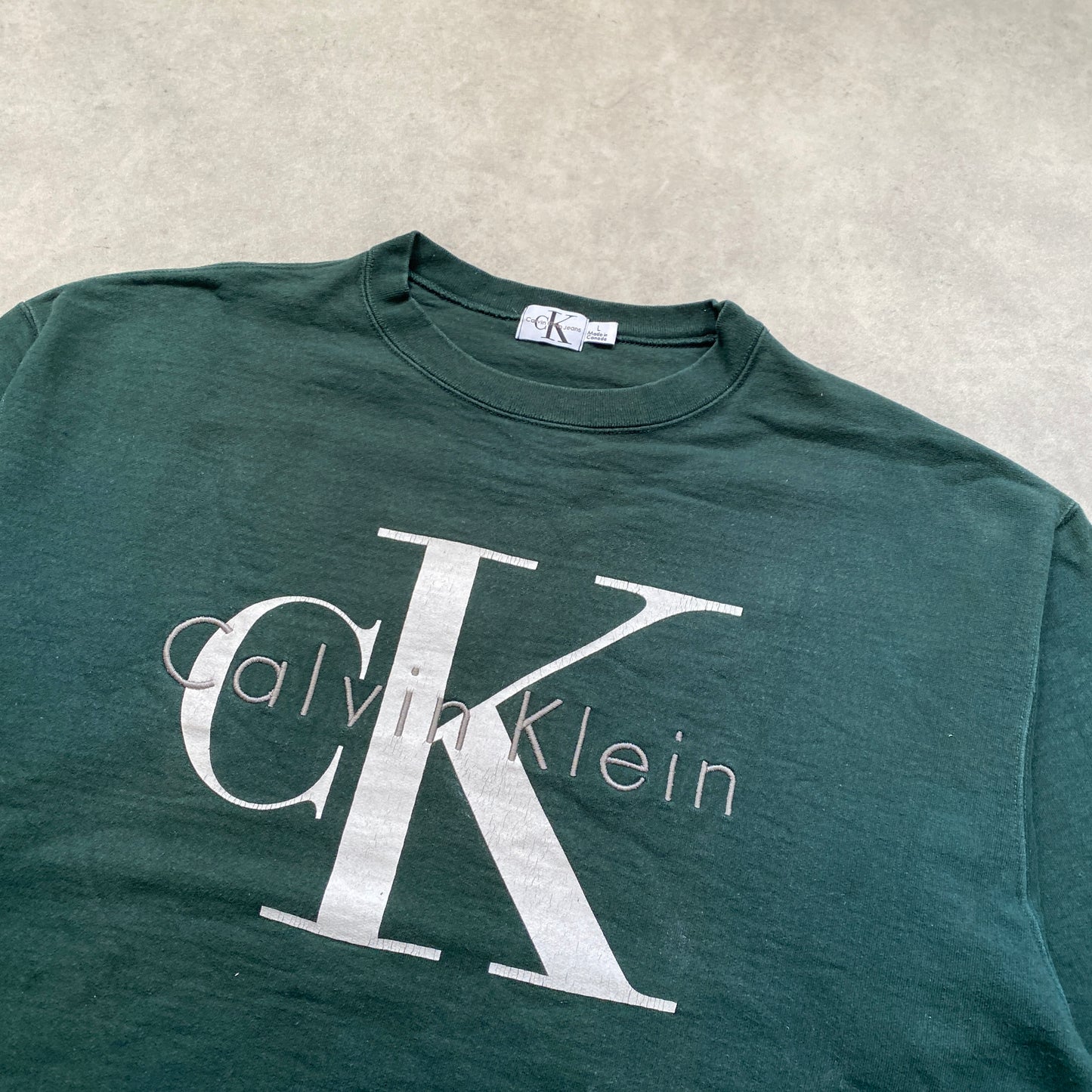 Calvin Klein heavyweight sweater (M-L)