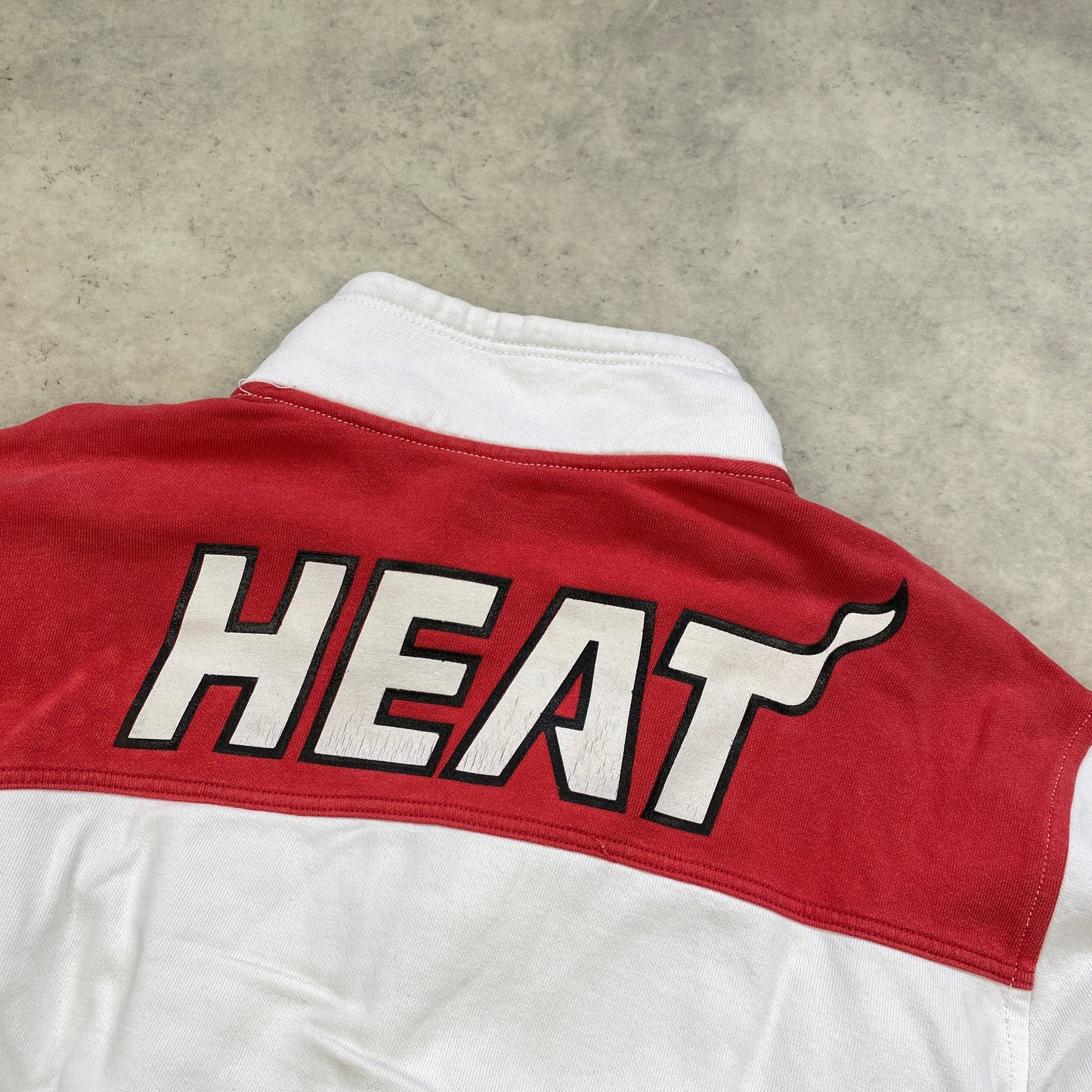 Adidas RARE NBA Miami Heat zip heavyweight sweater (S-M)