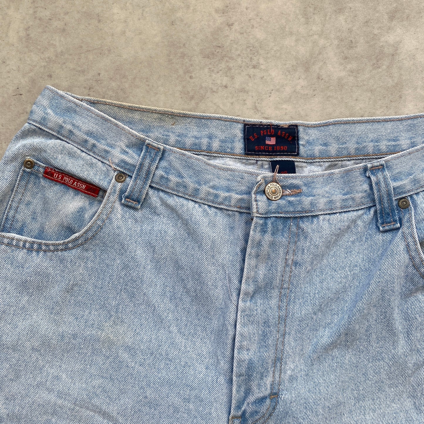 US Polo Ralph Lauren vintage denim shorts (L)