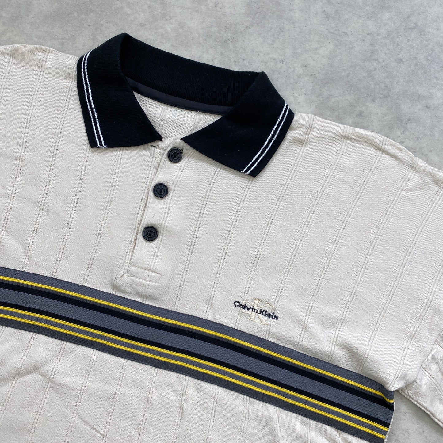 Calvin Klein RARE heavyweight polo shirt (M)