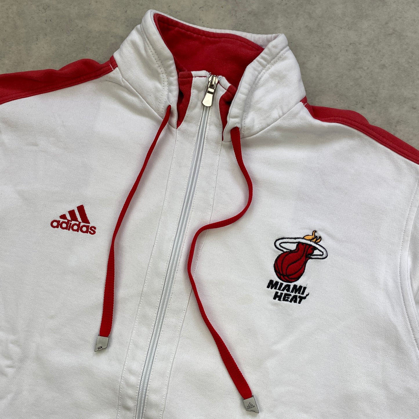 Adidas RARE NBA Miami Heat zip heavyweight sweater (S-M)