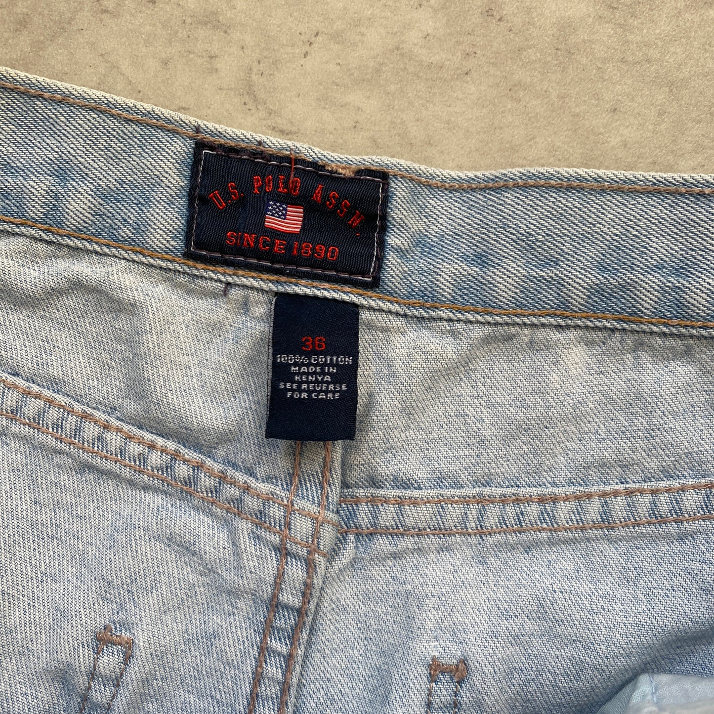US Polo Ralph Lauren vintage denim shorts (L)