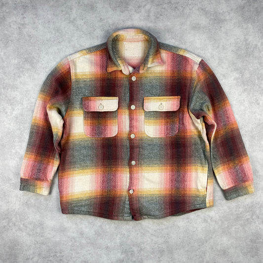 Flannel heavyweight shirt (L)