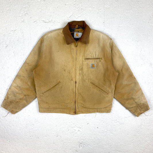 Carhartt RARE distressed detroit jacket (M)
