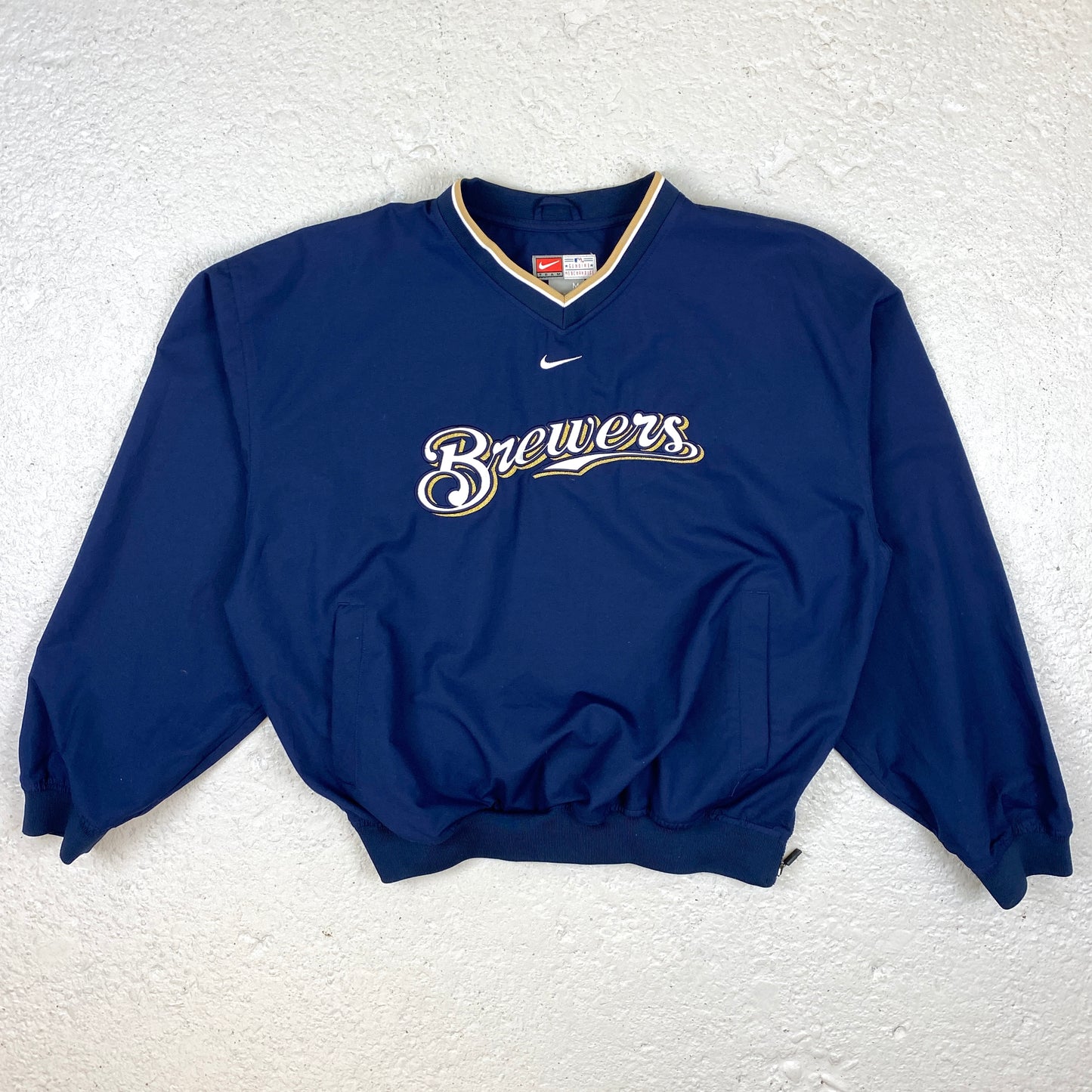 Nike RARE Brewers heavyweight windbreaker (M)