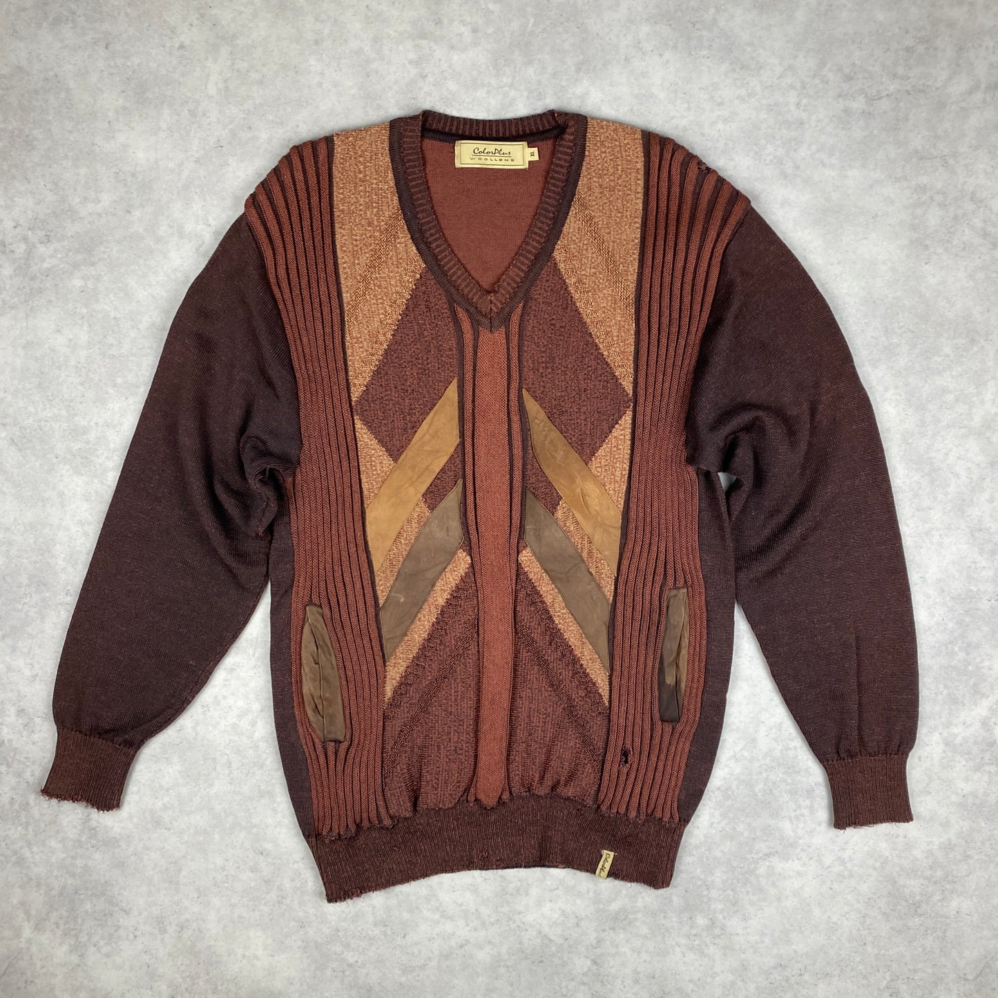 VTG heavyweight knit sweater (XL)