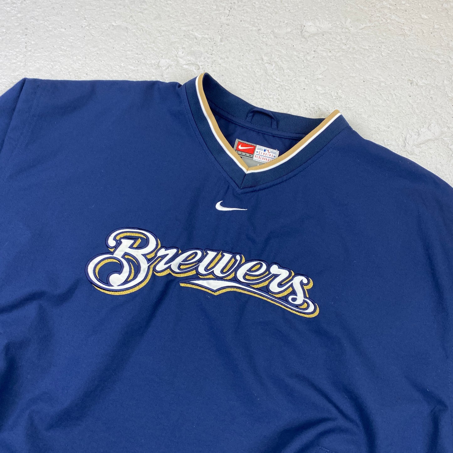 Nike RARE Brewers heavyweight windbreaker (M)