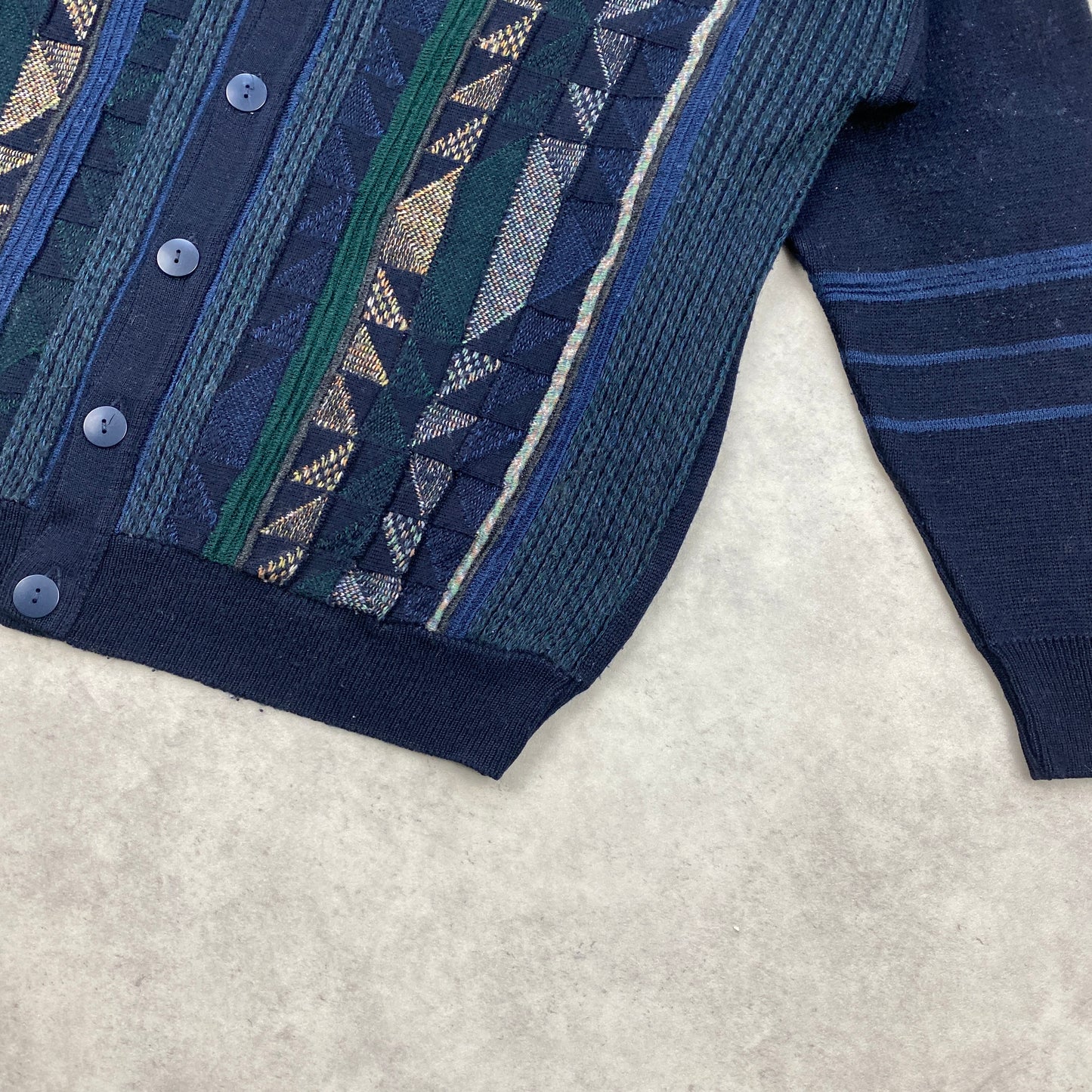 VTG knit cardigan sweater (L)