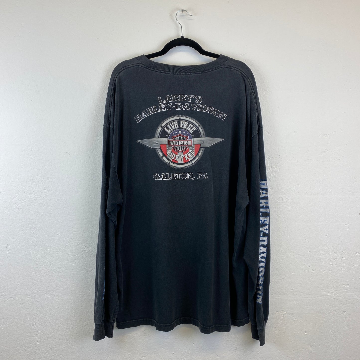 Harley Davidson RARE Galeton washed long sleeve shirt (XXL)