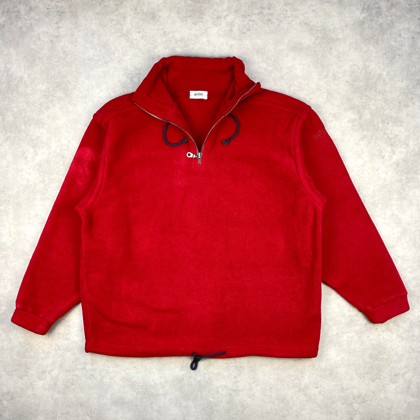 Hugo Boss heavyweight 1/4 zip fleece sweater (XL)