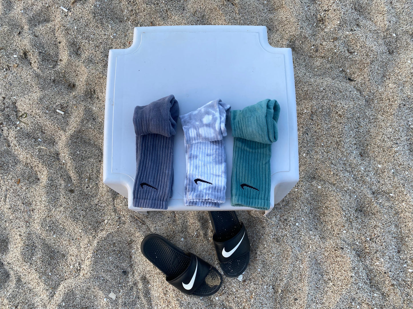 Nike Tie Dye Socks - GRAY