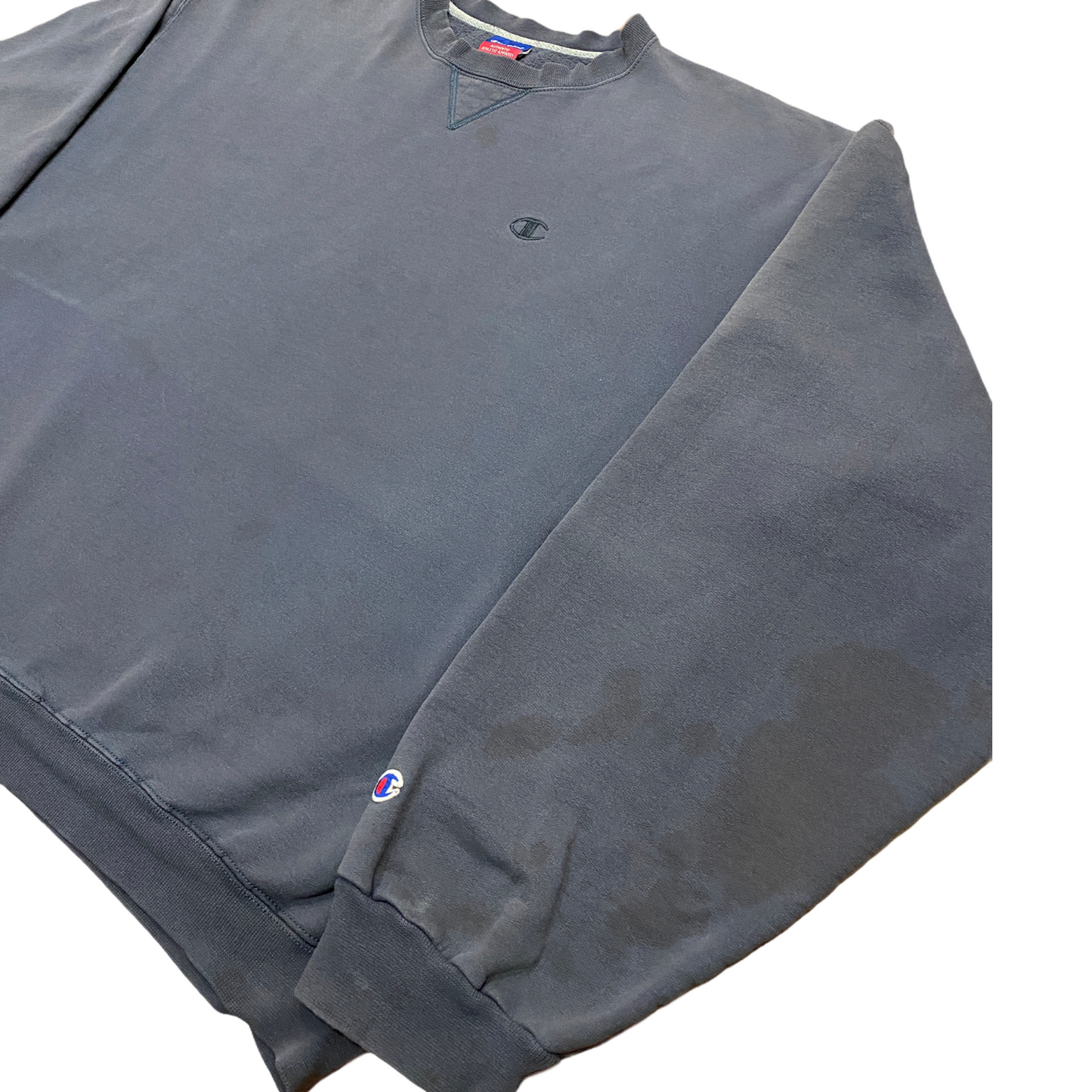 Champion washed out grey sweater (L)