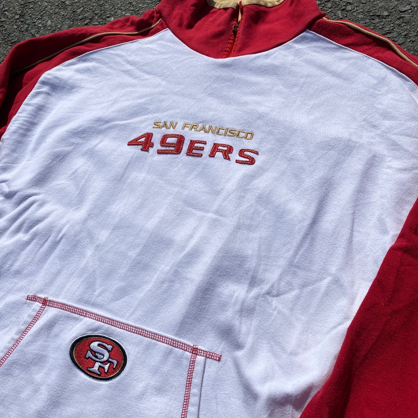 NFL San Francisco 49ers 1/4 zip sweater (XXL)