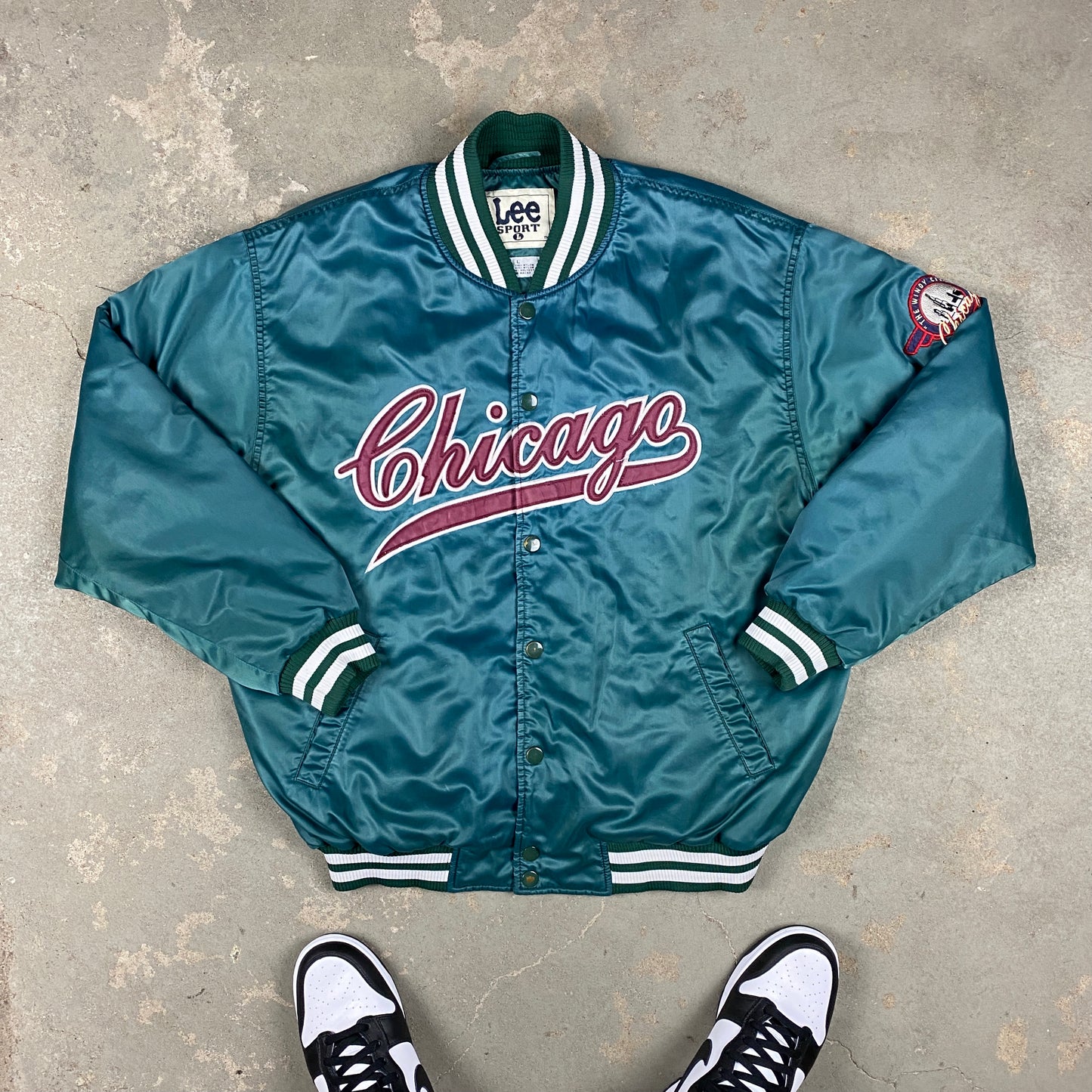 Lee RARE Chicago college jacket (L)