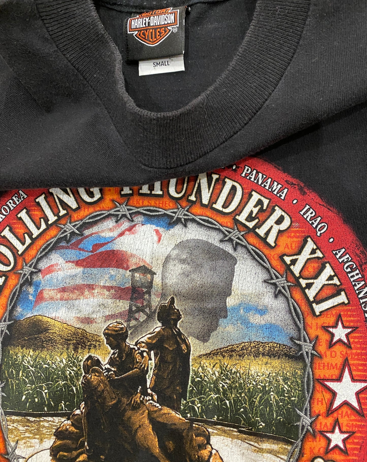 Vintage Harley Davidson 2008 Washington,DC T-Shirt (XS-S)