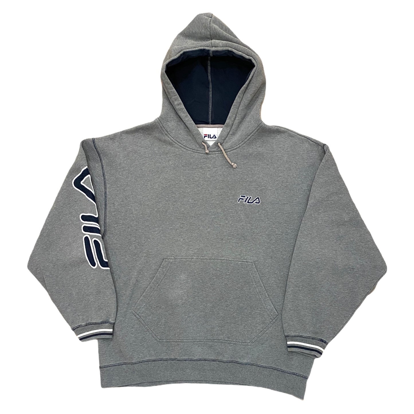 Fila embroidered hoodie (XL)