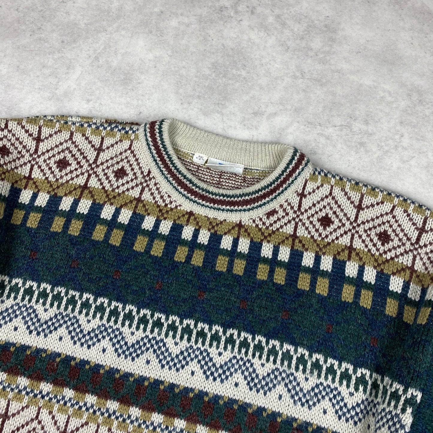 VTG knit sweater (L)