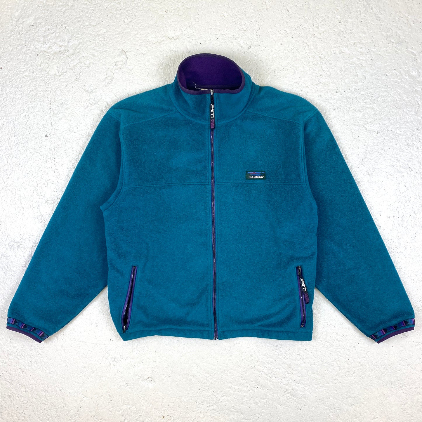 L.L.Bean RARE fleece zip sweater (M-L)