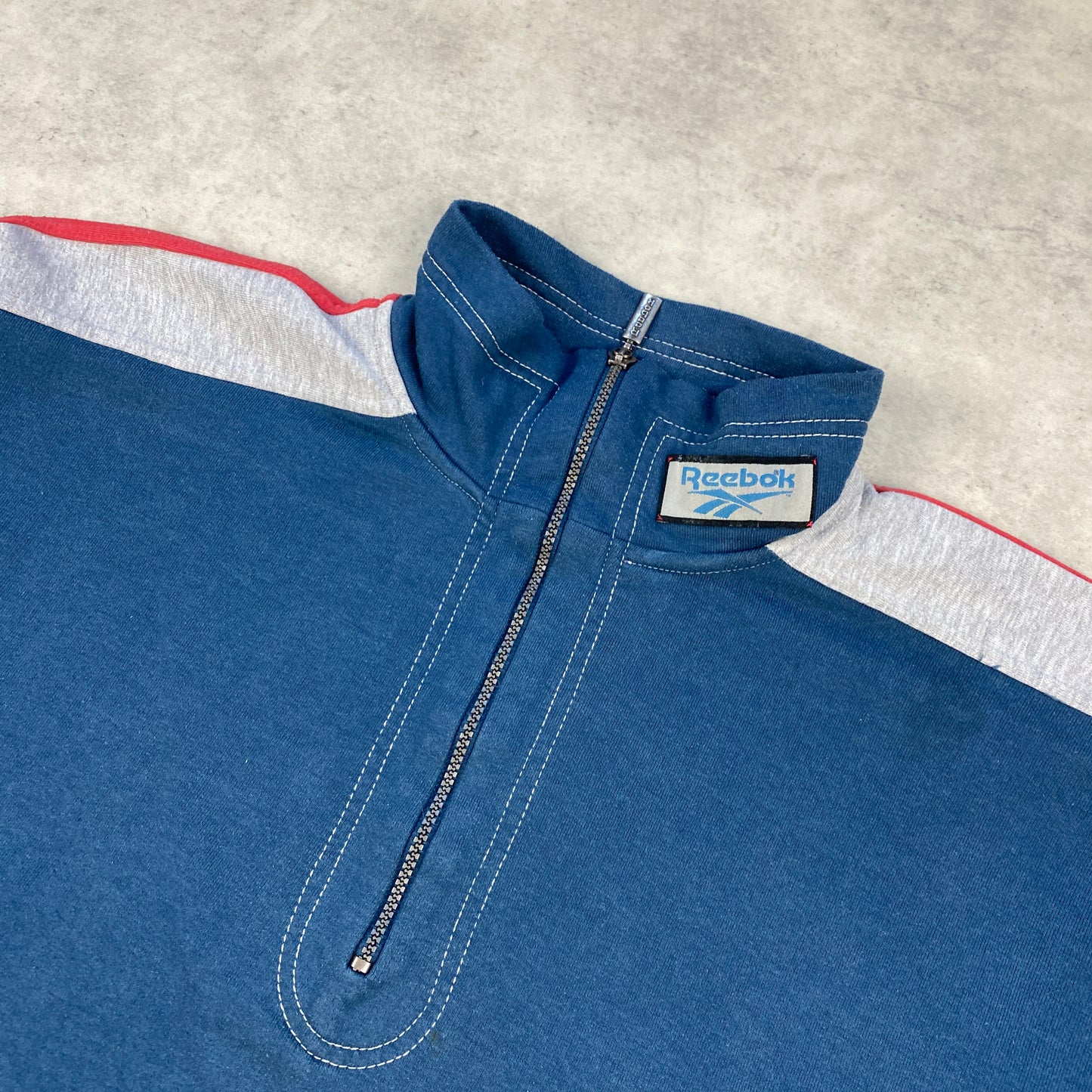 Reebok RARE 1/4 zip sweater (L)