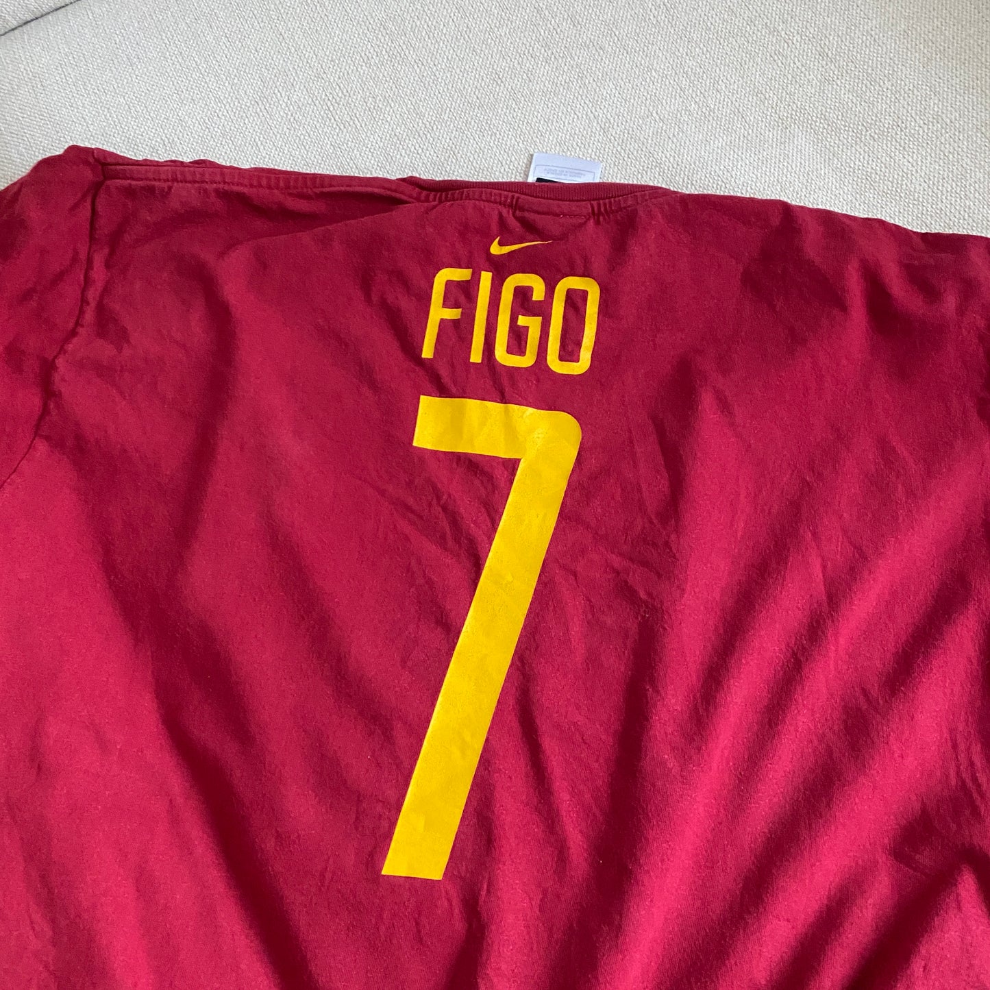 Nike RARE Portugal Figo heavyweight tee (XL)