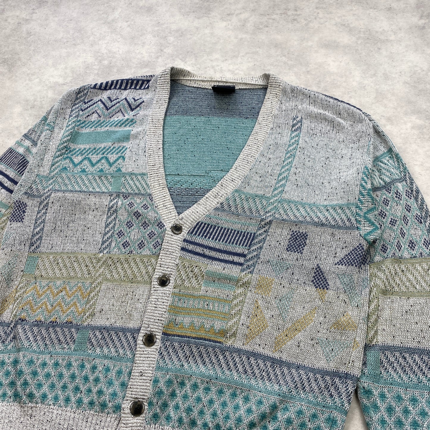Vintage knit cardigan sweater (M)