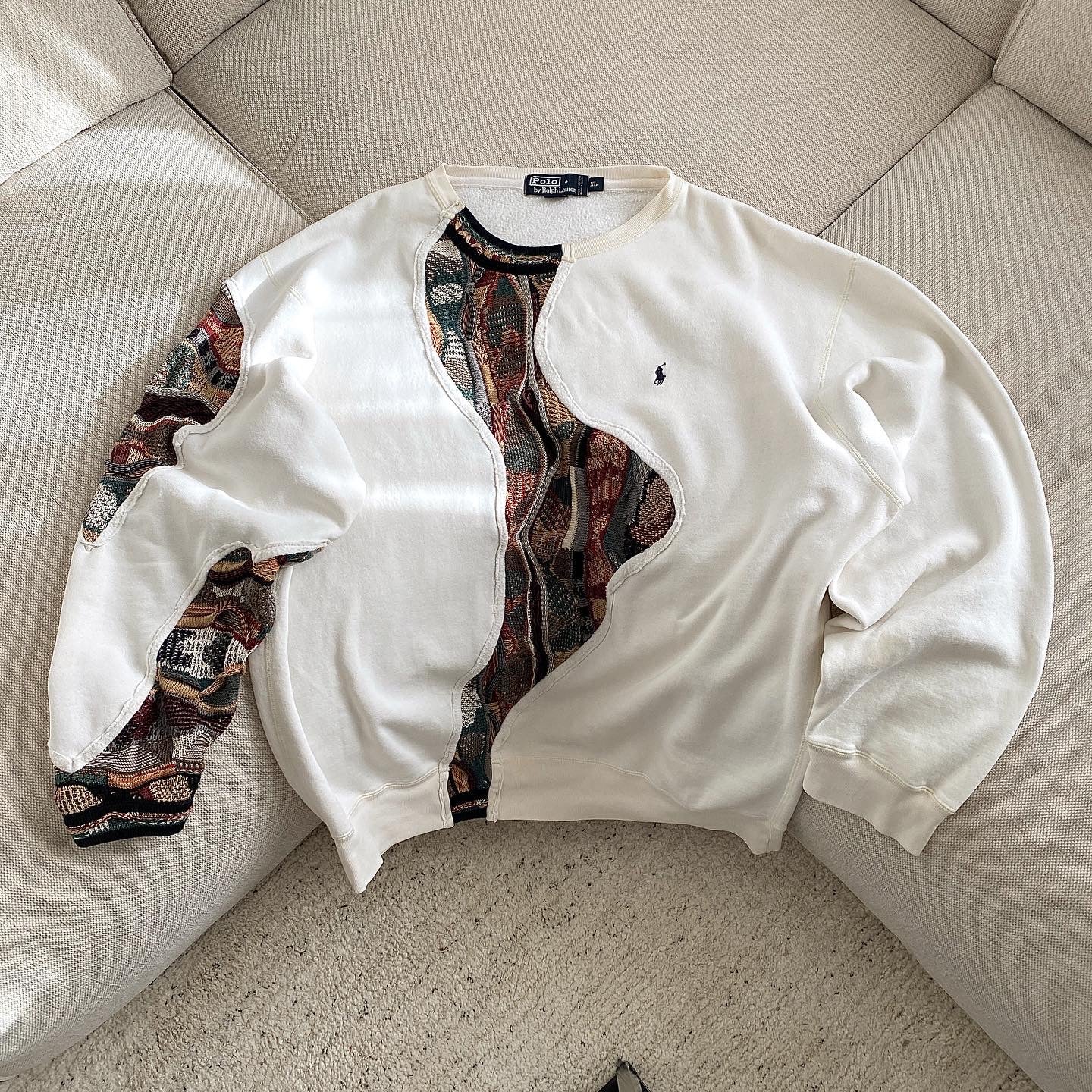 SPVNS STUDIOS: Polo Ralph Lauren x Coogi Style knit sweater (XL)