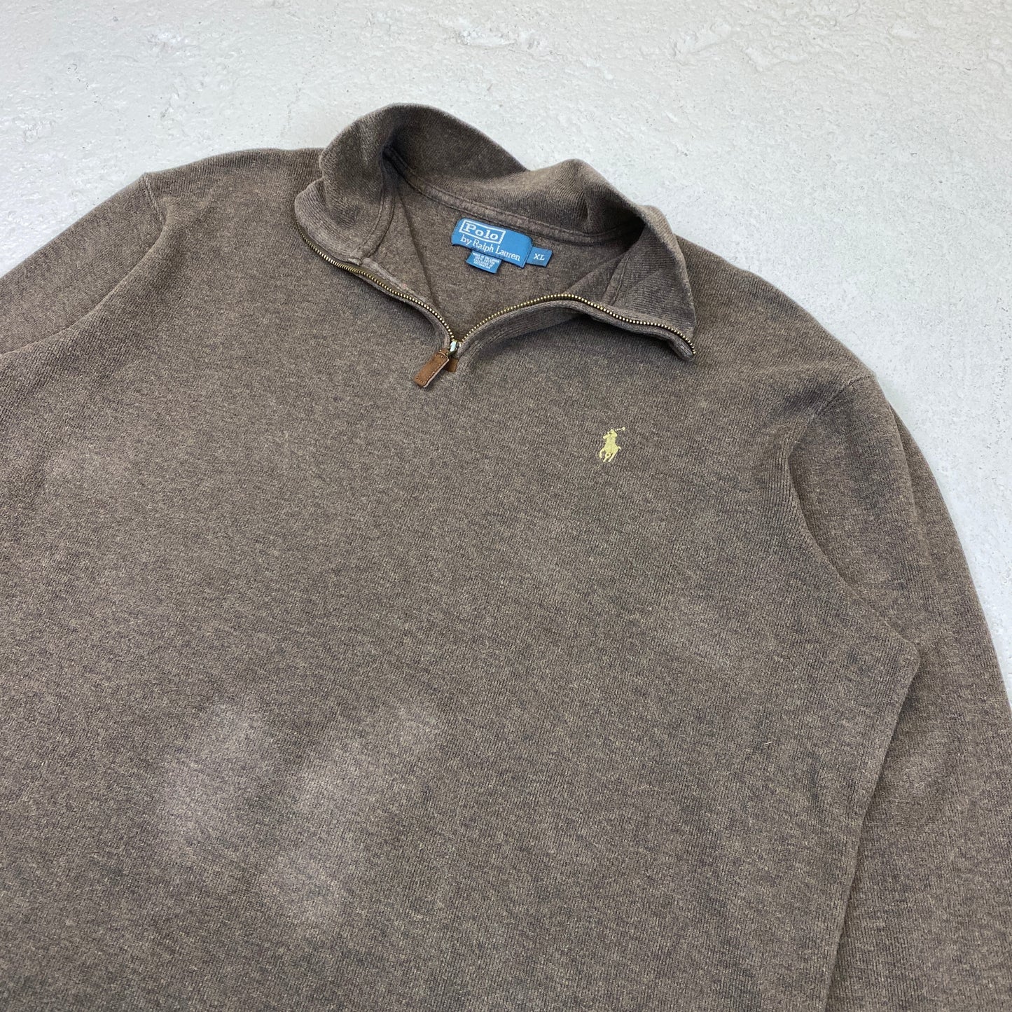Polo Ralph Lauren 1/4 zip sweater (L-XL)