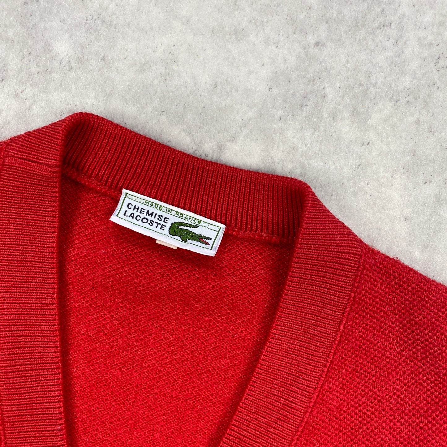 Lacoste knit cardigan sweater (XS)