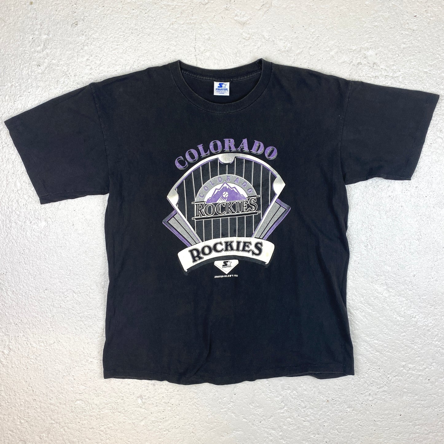 Starter Colorado Rockies 1992 RARE tee (M-L)