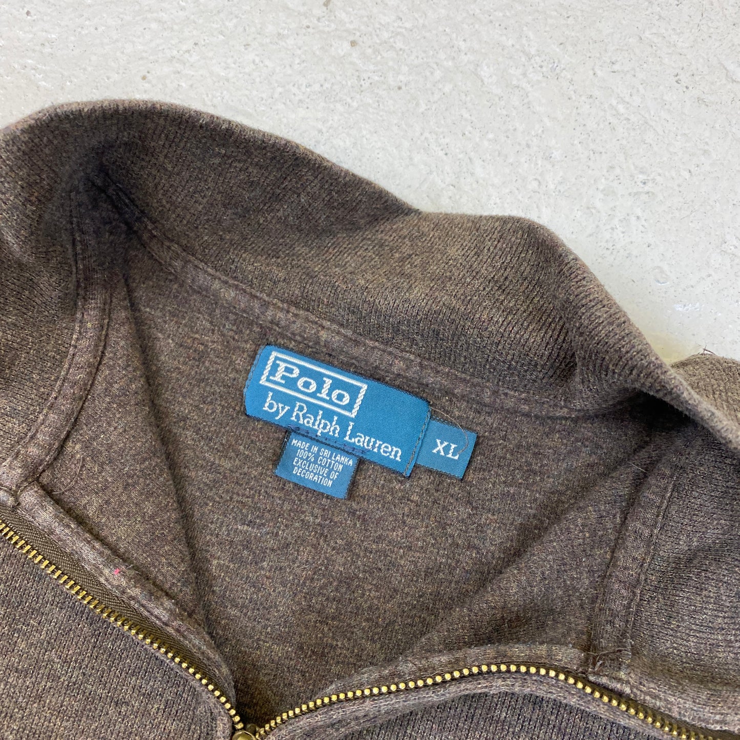 Polo Ralph Lauren 1/4 zip sweater (L-XL)