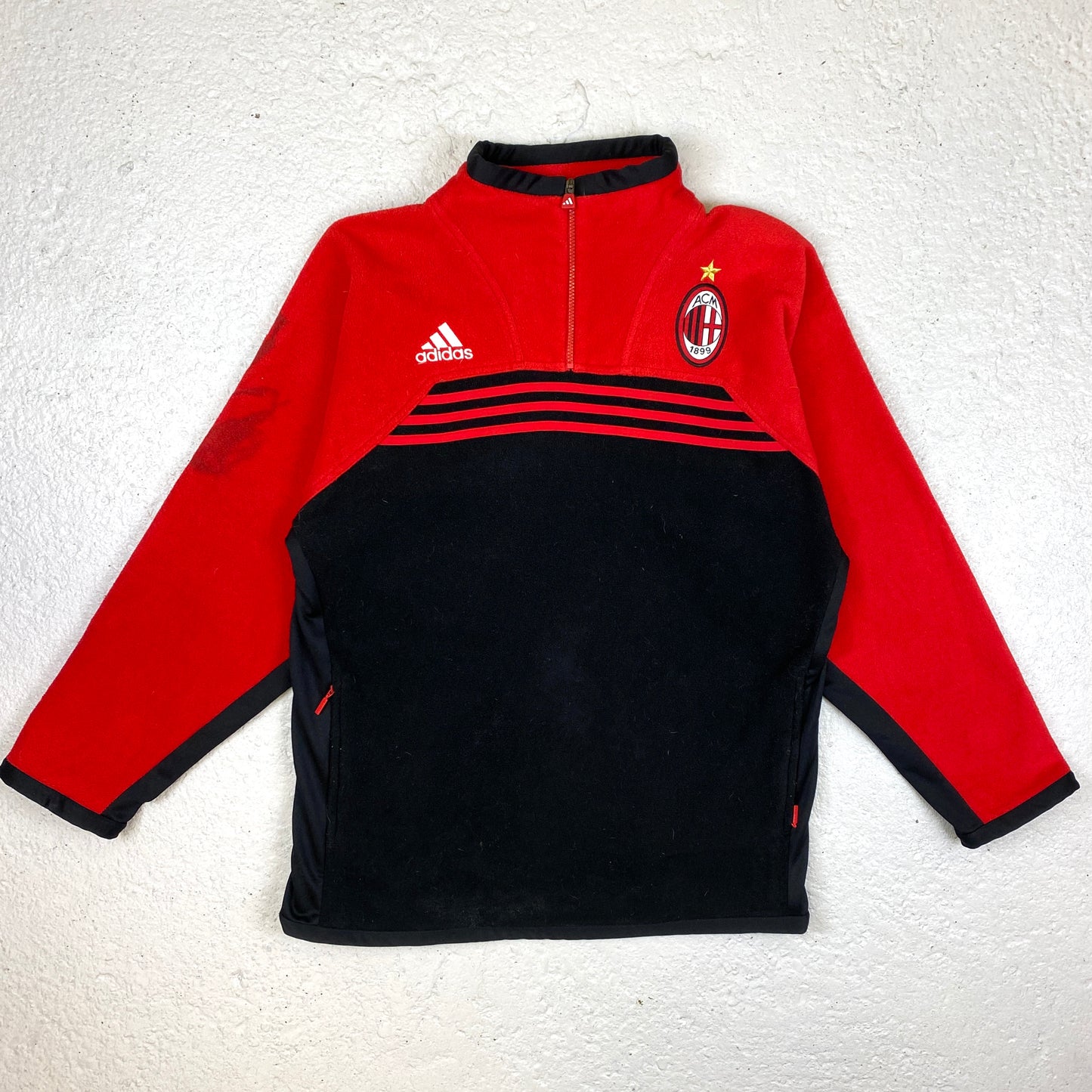 Adidas RARE AC Milan 1/4 zip fleece sweater (L-XL)