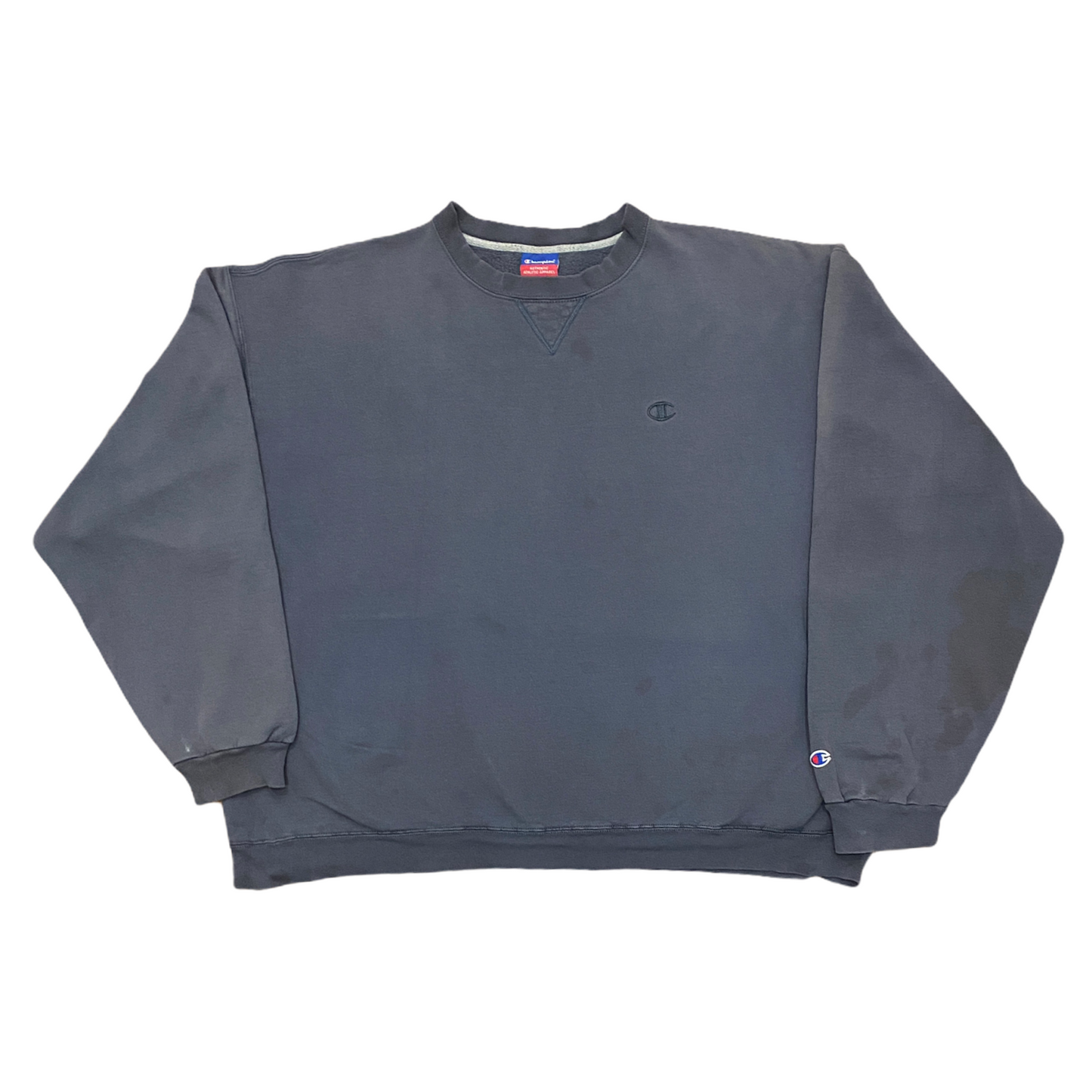 Champion washed out grey sweater (L)
