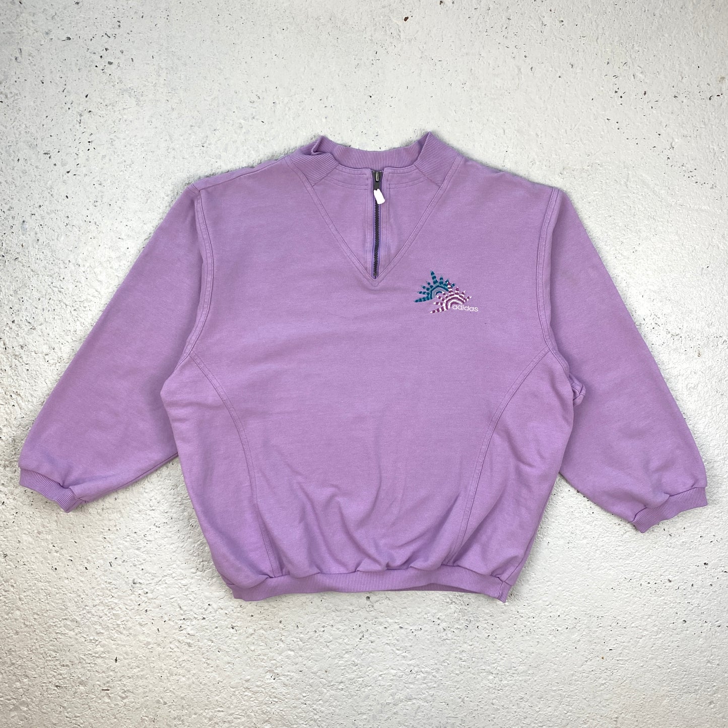 Adidas RARE 1/4 zip heavyweight sweater (S)