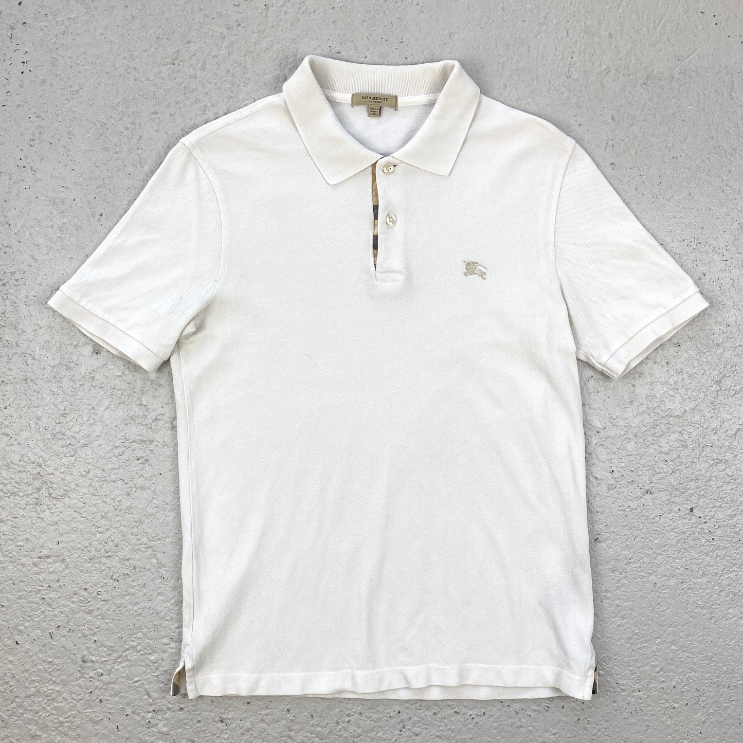 Burberry heavyweight polo shirt (XS)