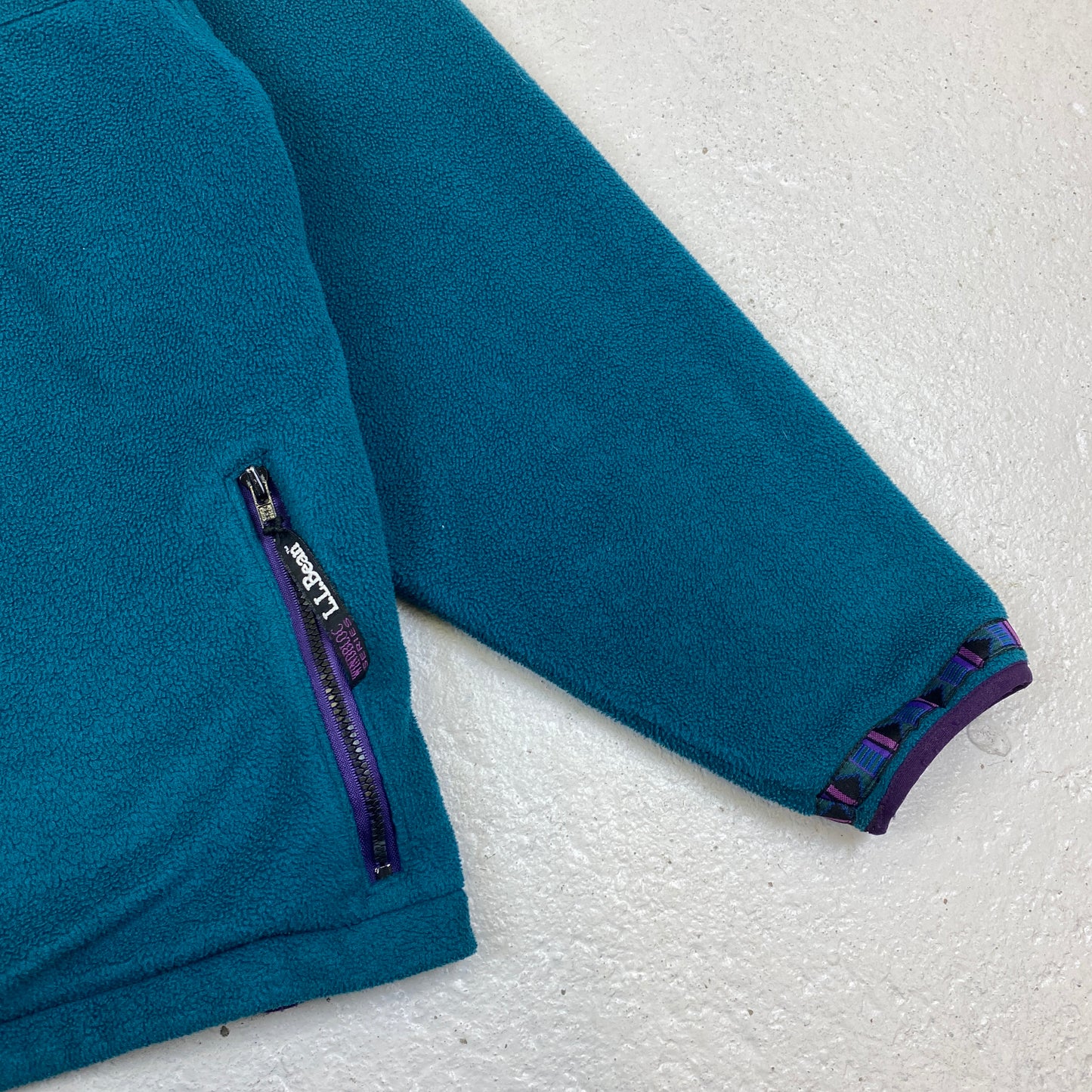 L.L.Bean RARE fleece zip sweater (M-L)