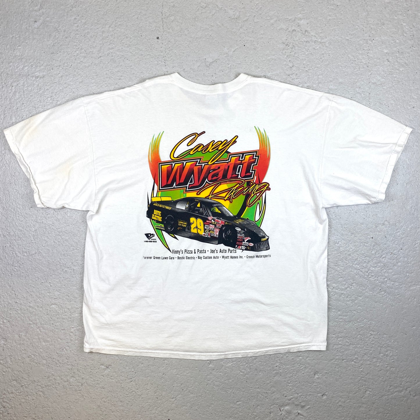 Nascar Casey Wyatt RARE heavyweight tee (XXL)