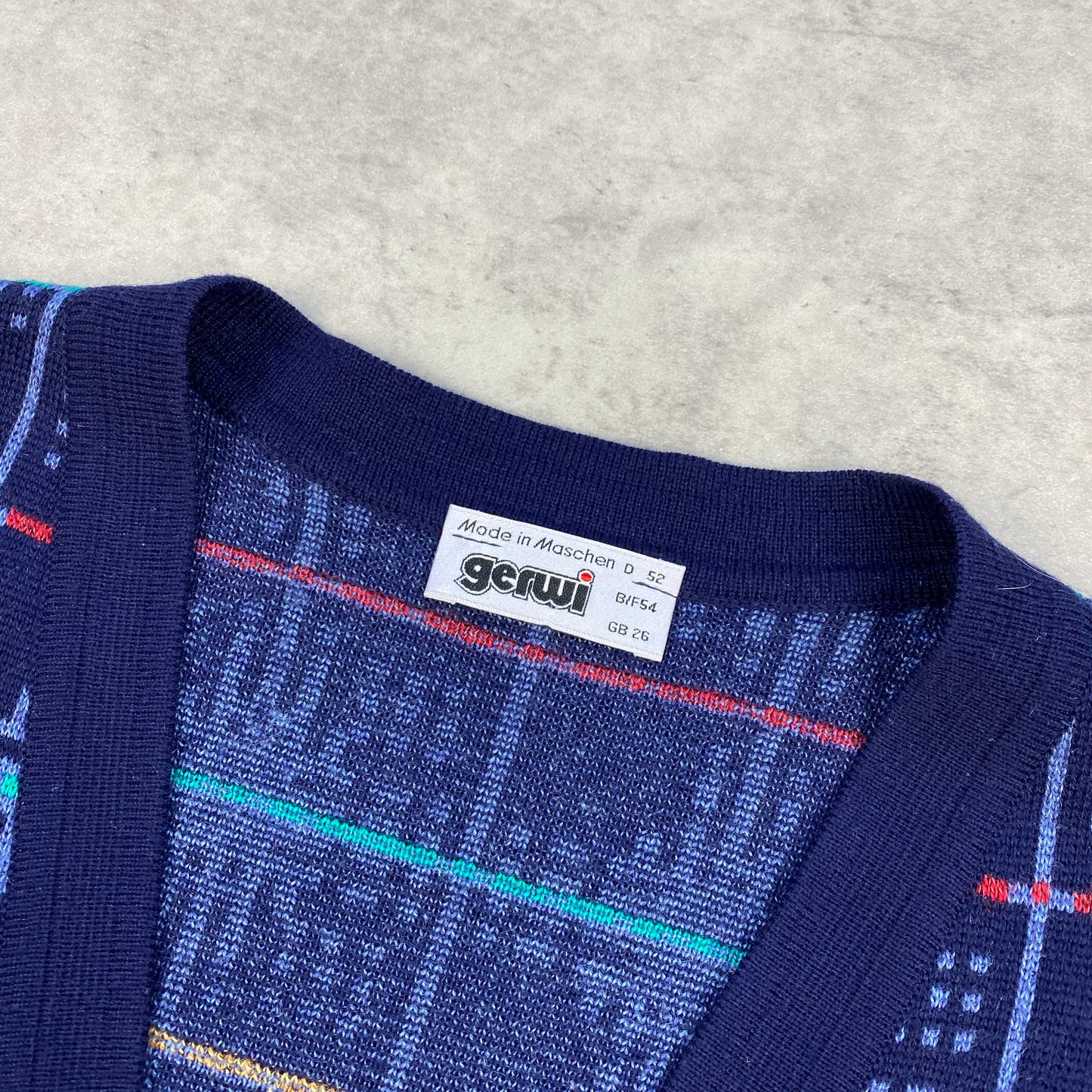 VTG knit vest (XL)