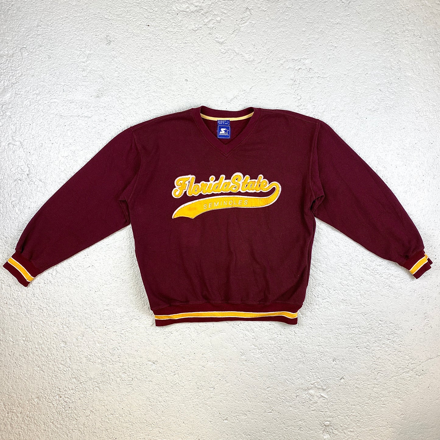 Starter Florida State v-neck sweater (L)