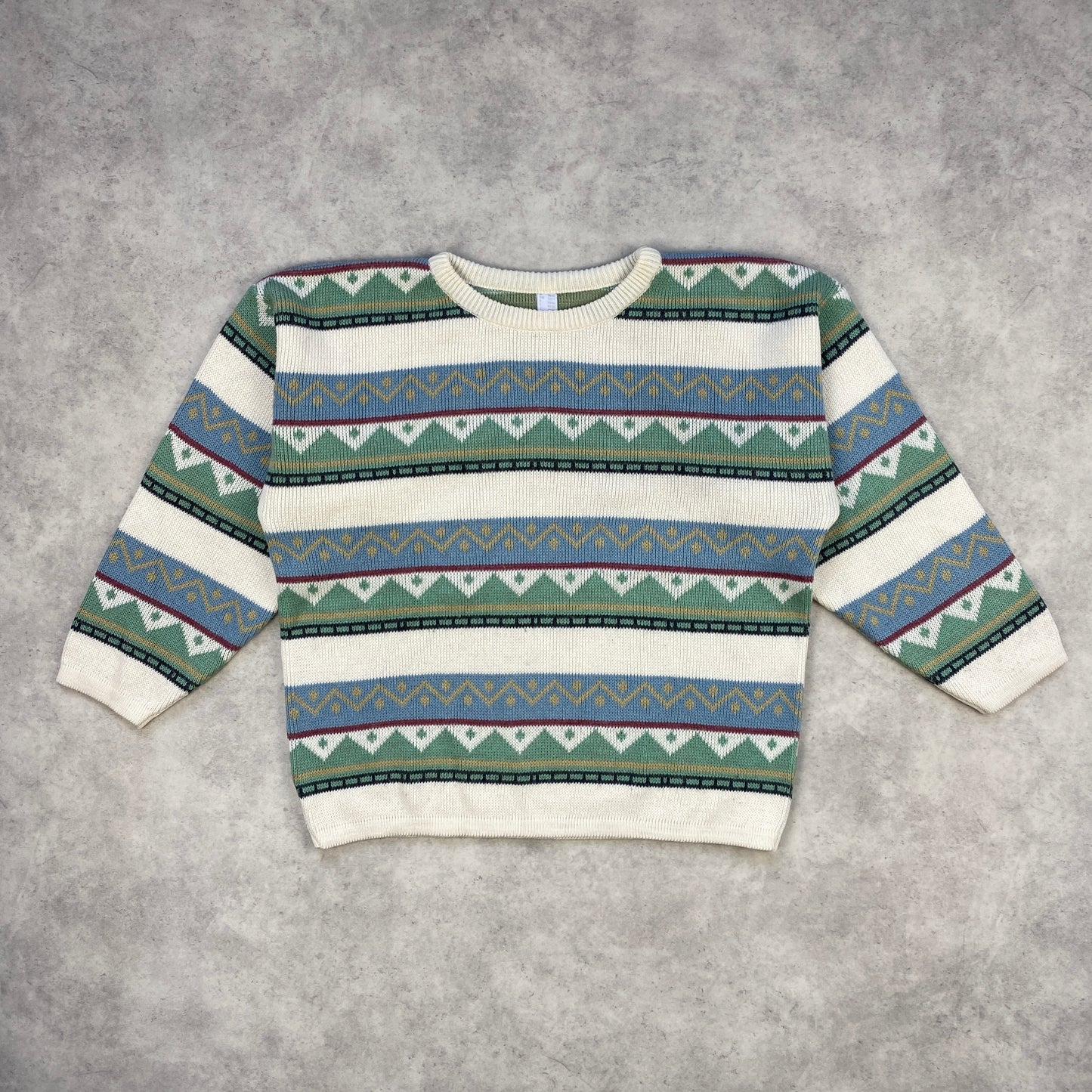 Vintage knit sweater women (M)