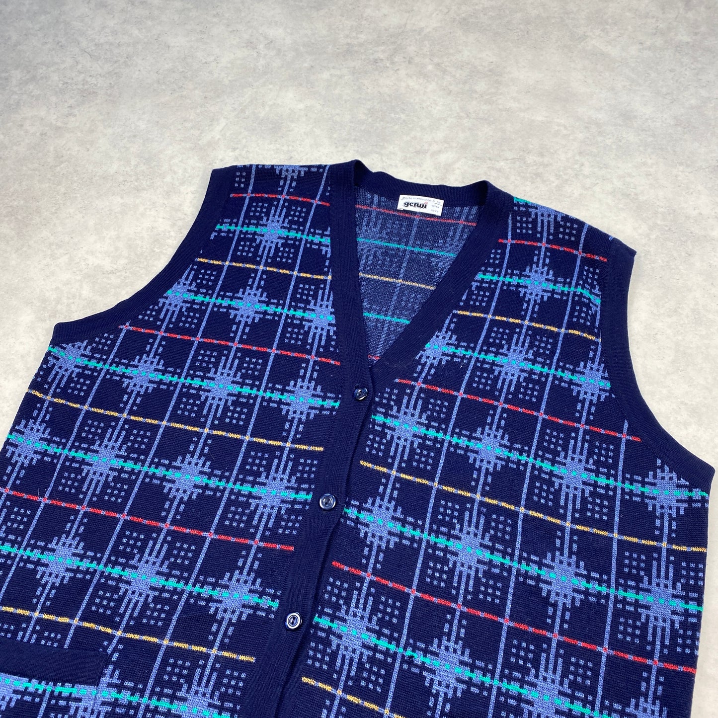 VTG knit vest (XL)