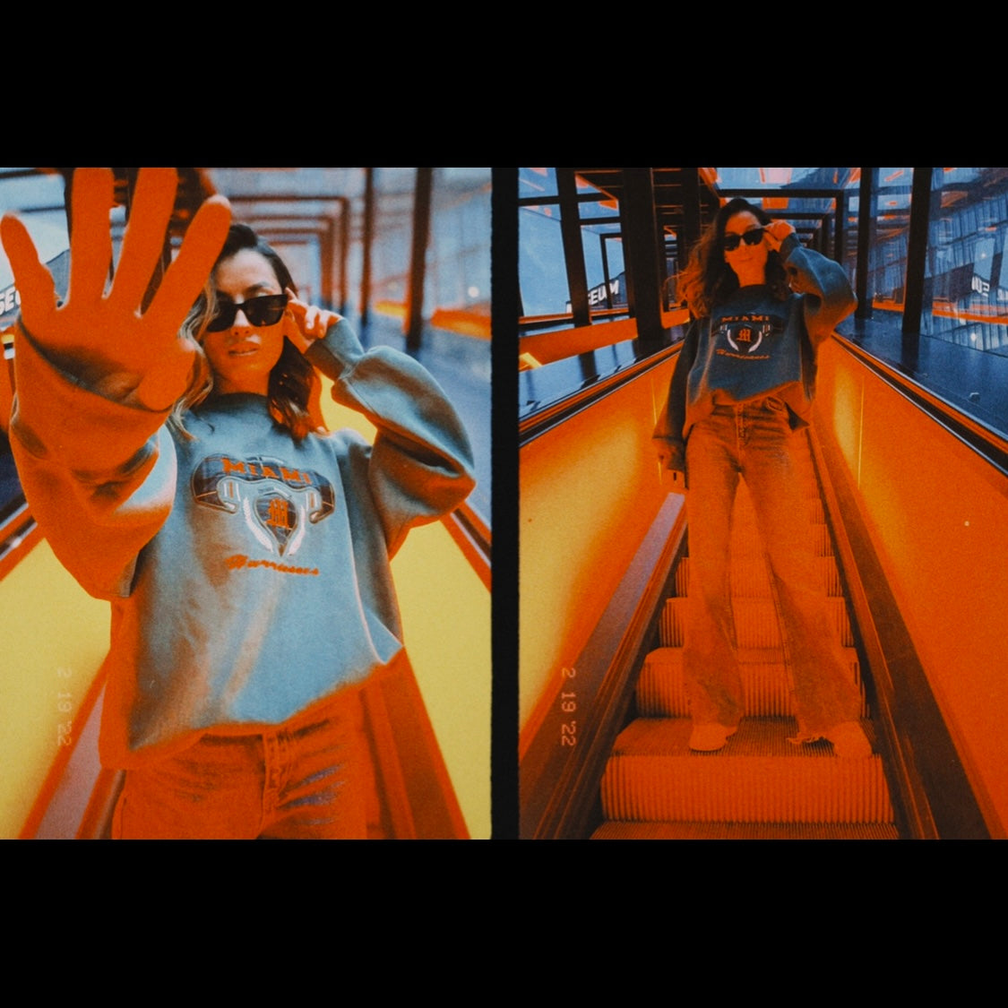 Miami RARE Hurricans heavyweight sweater (M-L)