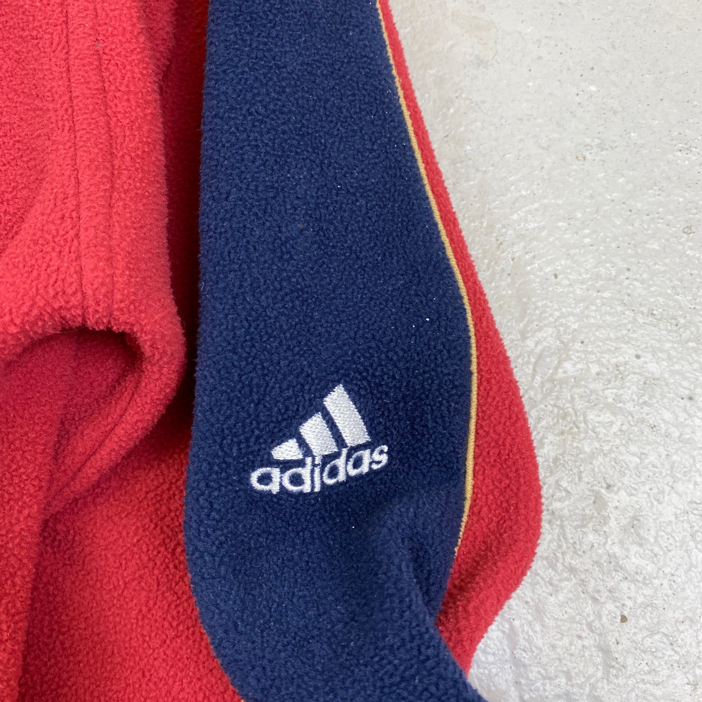Adidas RARE Cleveland Basketball fleece 1/4 zip sweater (L-XL)
