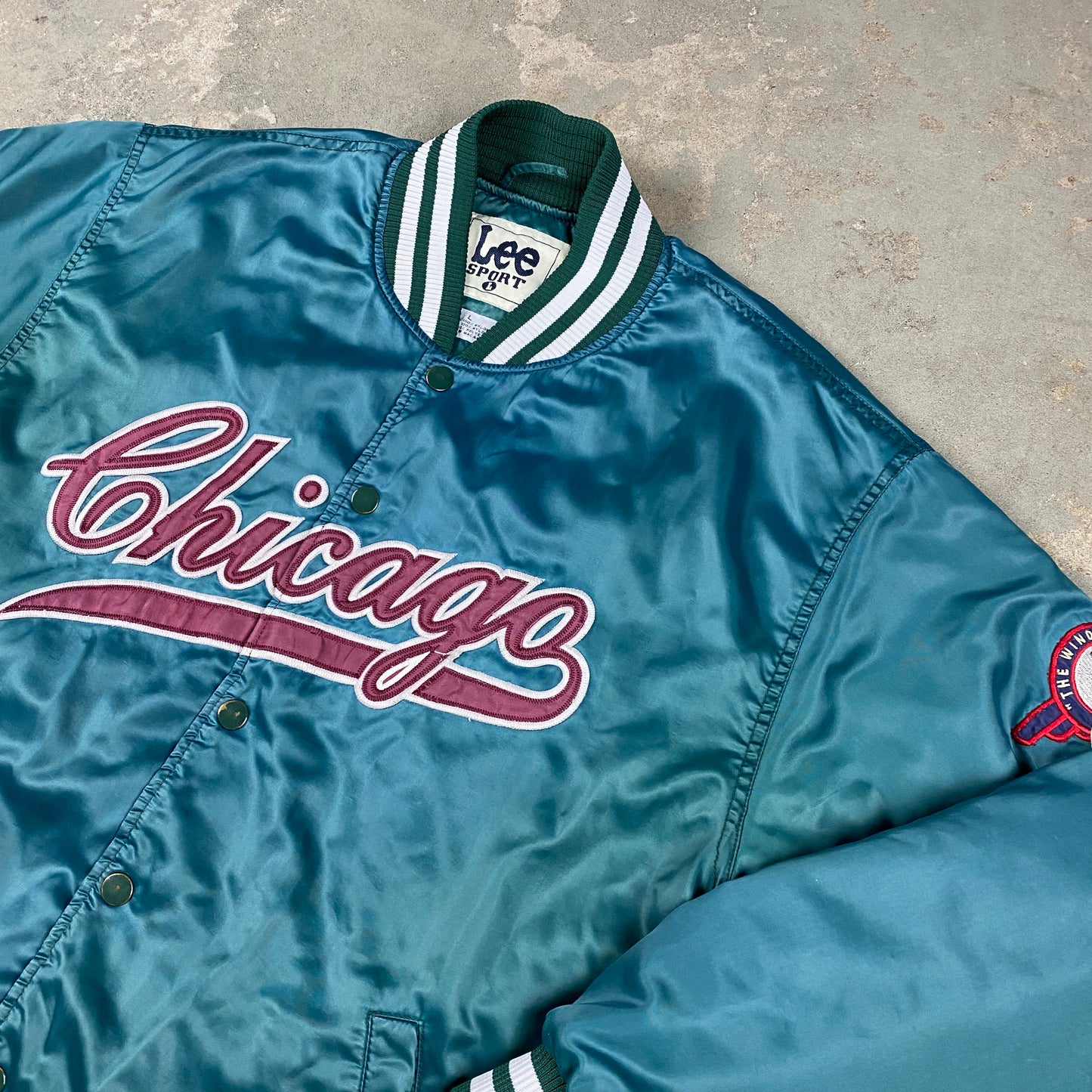 Lee RARE Chicago college jacket (L)