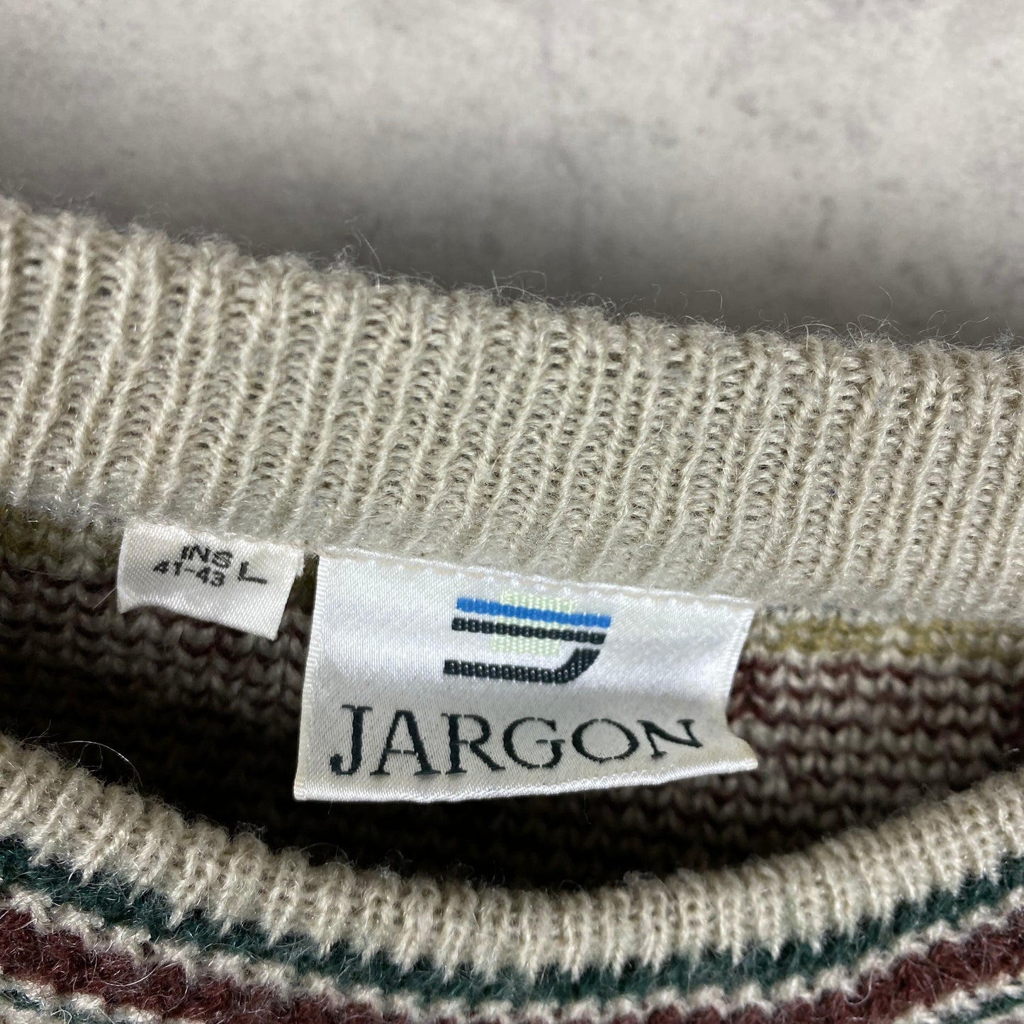VTG knit sweater (L)