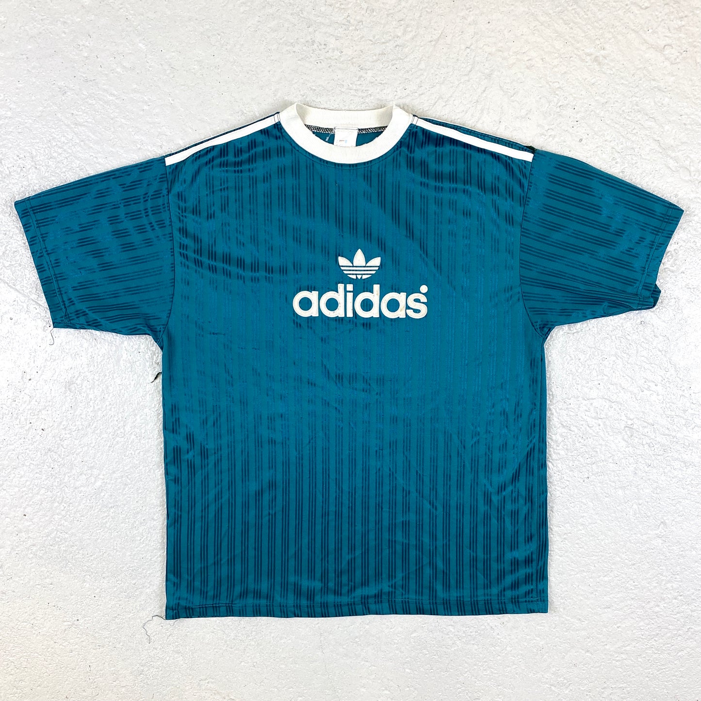 Adidas embroidered jersey shirt (M-L)