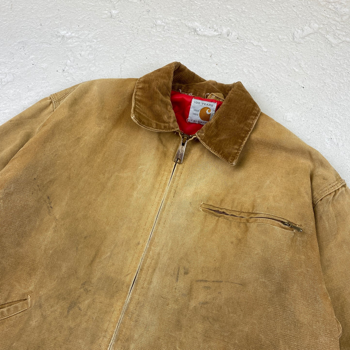 Carhartt distressed detroit jacket kids (XS-S)