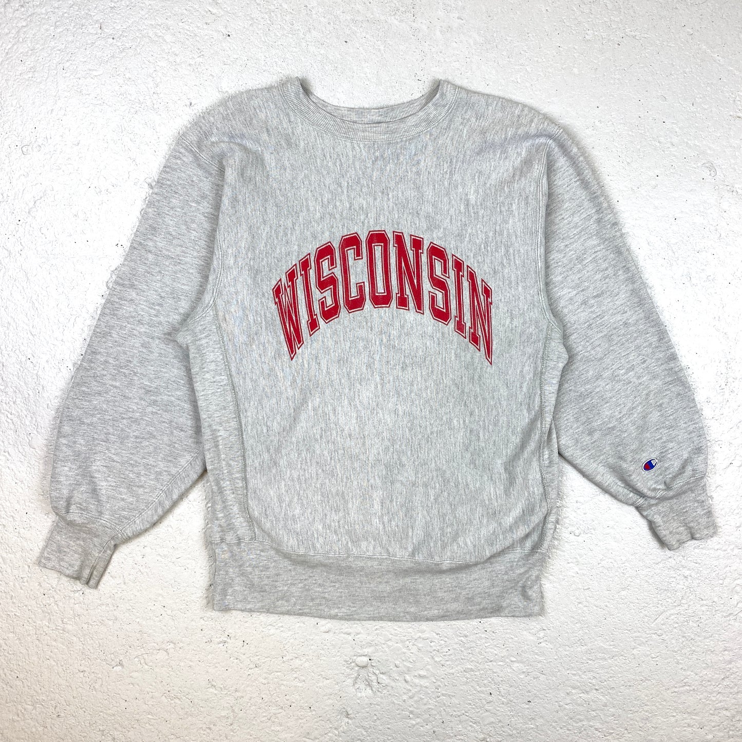 Champion Wisconsin heavyweight sweater (M-L)